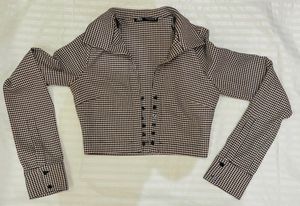 Zara Crop Top/ Mini Blouse