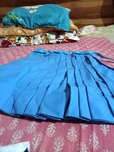 Blue Uniform Skirt For Girls