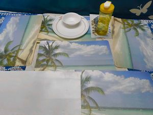 Set Of Table Mats &amp; Coasters