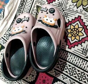 Cute Pink Character Clogs