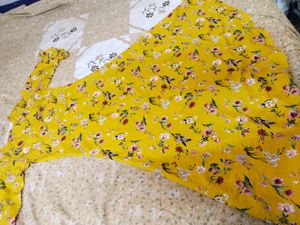 Floral Yellow Dress
