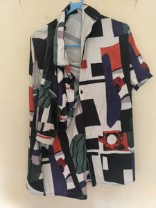 Abstract Print Shirt