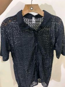 Black Sheer Shirt