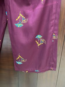 Beautiful Purple Women Kurta Set