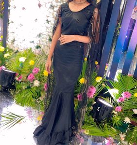 Elegant Black Ethnic Gown