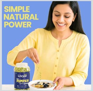 Livyor Raw Pumpkin Seeds for eating - 400gm (B)
