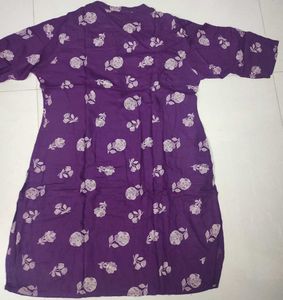 Rangmanch Purple Rose Floral Kurta 💜