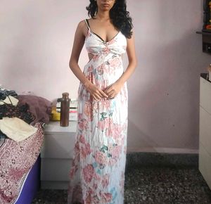 Floral Cutout Dress