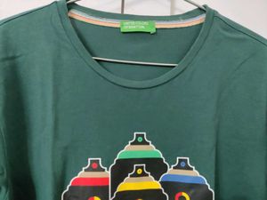 Benetton Graphic Print Tee