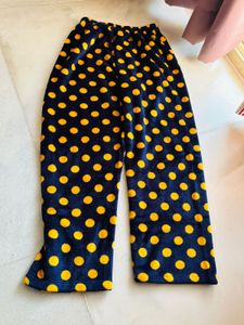 Blue and yellow Polka Dot Lounge Pants