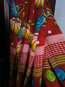 Red And Yellow Saree