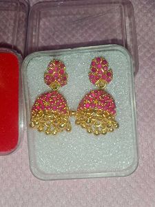 4 Gold Plated Earrings