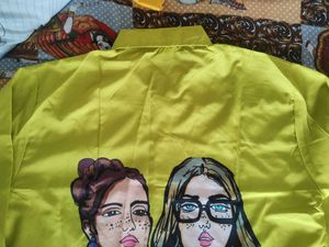 Neon Color Cool Print Shirt