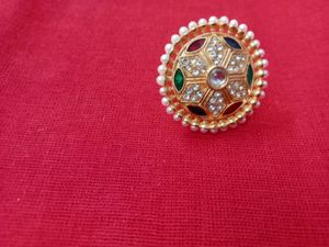 Combo Of  Rajasthani Style Borla/maangtika &1ring