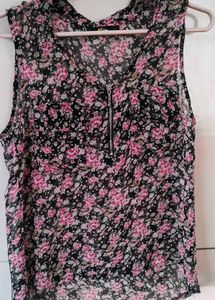 Floral Print Tank Top