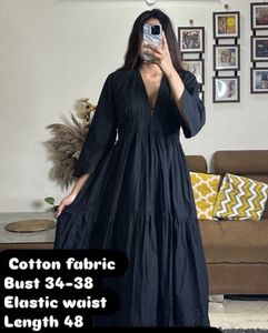 black maxi dress