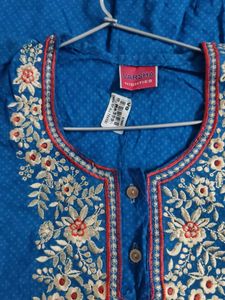 Embroidered Bluemaxi