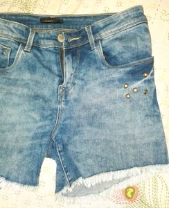 JEALOUS 21 BLUE DENIM HOT PANT