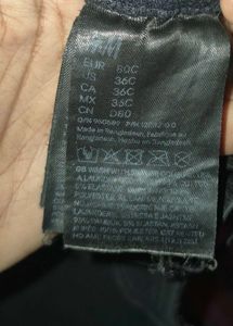 lightly padded Black Bra