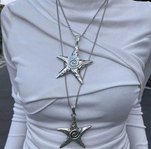 Starfish Silver Pendant Necklace