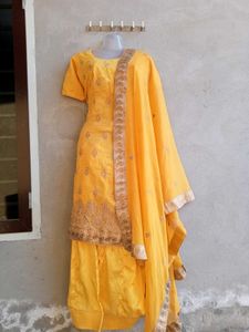 Yellow Salwar Suit