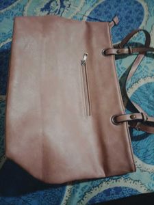 Cute Peach Handbag Multipurpose
