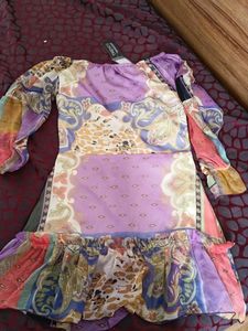 Georgette Long Top For Girls