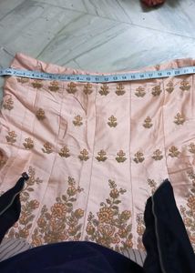 Elegant Peach Embroidered Lehenga Choli