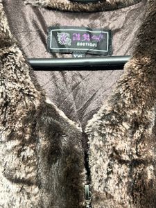 Faux Fur Vest large size