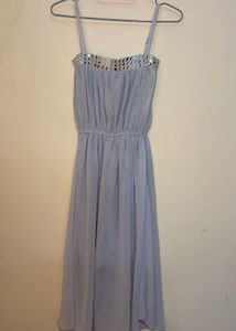 Elegant Pastel Blue Dress