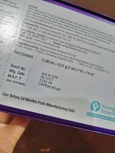 Derma Co. Ampoule Kit, Brand New