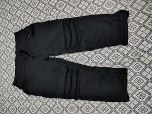 Black Denim Capri