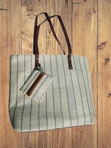 Jute Handcrafted White Hand Bag