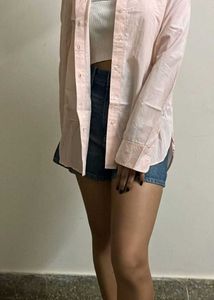 Peach Colored Overshirt/Shirt