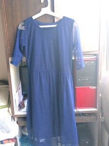 Navy Blue Casual Dress