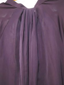 Elegant Voilet Abaya