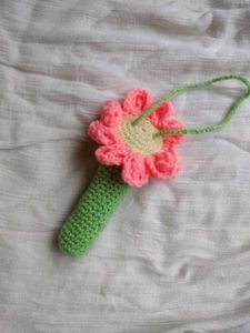 Crochet Lip Balm/gloss Holder