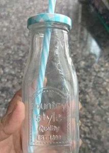 Glass Juice Bottle