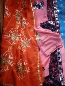 Combo Of 5 Beautiful Sarees With 2 Blouse