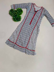 Cotton Printed Kurta – Office &amp; Daily Wear