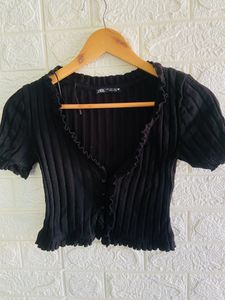 Zara Ribbed Top