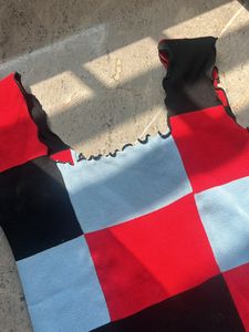 Patchwork Knit Tank Top