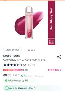 Etude Over Glowly Tint Korean Makeup