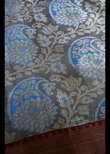 Silk Saree with Embroidered Blouse
