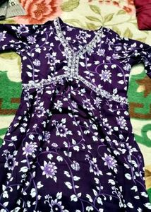 Floral Embroidered Kurti Top