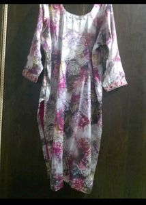 beautiful pink colour woman kurta sets