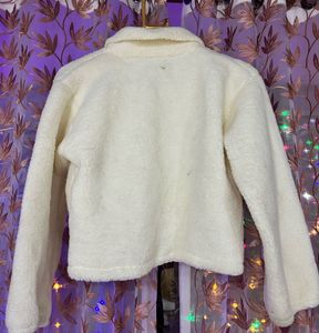 White Crop Top Jacket