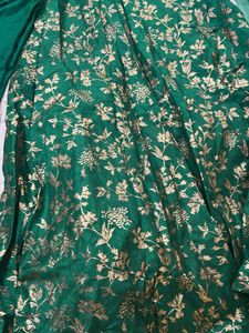 Green Embroidered Anarkali