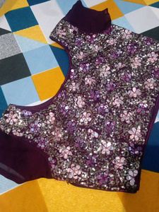 Purple Lehenga Choli Set