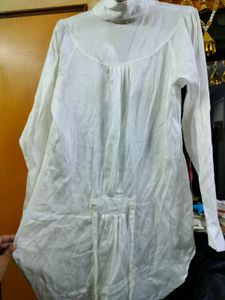 White Button-Down Top